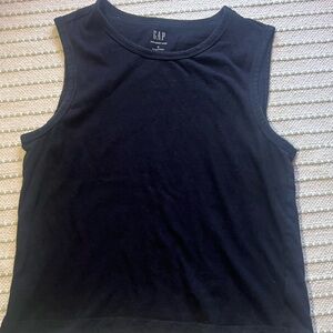 GAP Women's Black Shrunken Tank